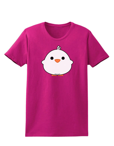 Cute Little Chick - White Womens Dark T-Shirt by TooLoud-Womens T-Shirt-TooLoud-Hot-Pink-Small-Davson Sales