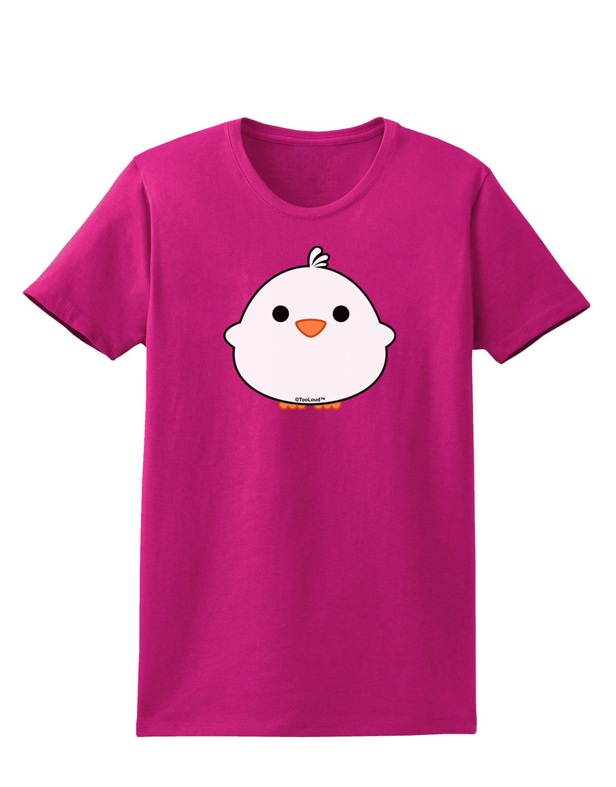 Cute Little Chick - White Womens Dark T-Shirt by TooLoud-Womens T-Shirt-TooLoud-Black-X-Small-Davson Sales