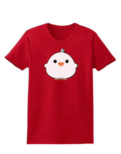 Cute Little Chick - White Womens Dark T-Shirt by TooLoud-Womens T-Shirt-TooLoud-Red-X-Small-Davson Sales