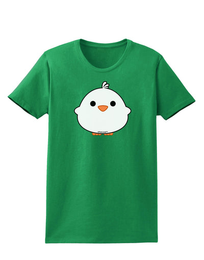 Cute Little Chick - White Womens Dark T-Shirt by TooLoud-Womens T-Shirt-TooLoud-Kelly-Green-X-Small-Davson Sales