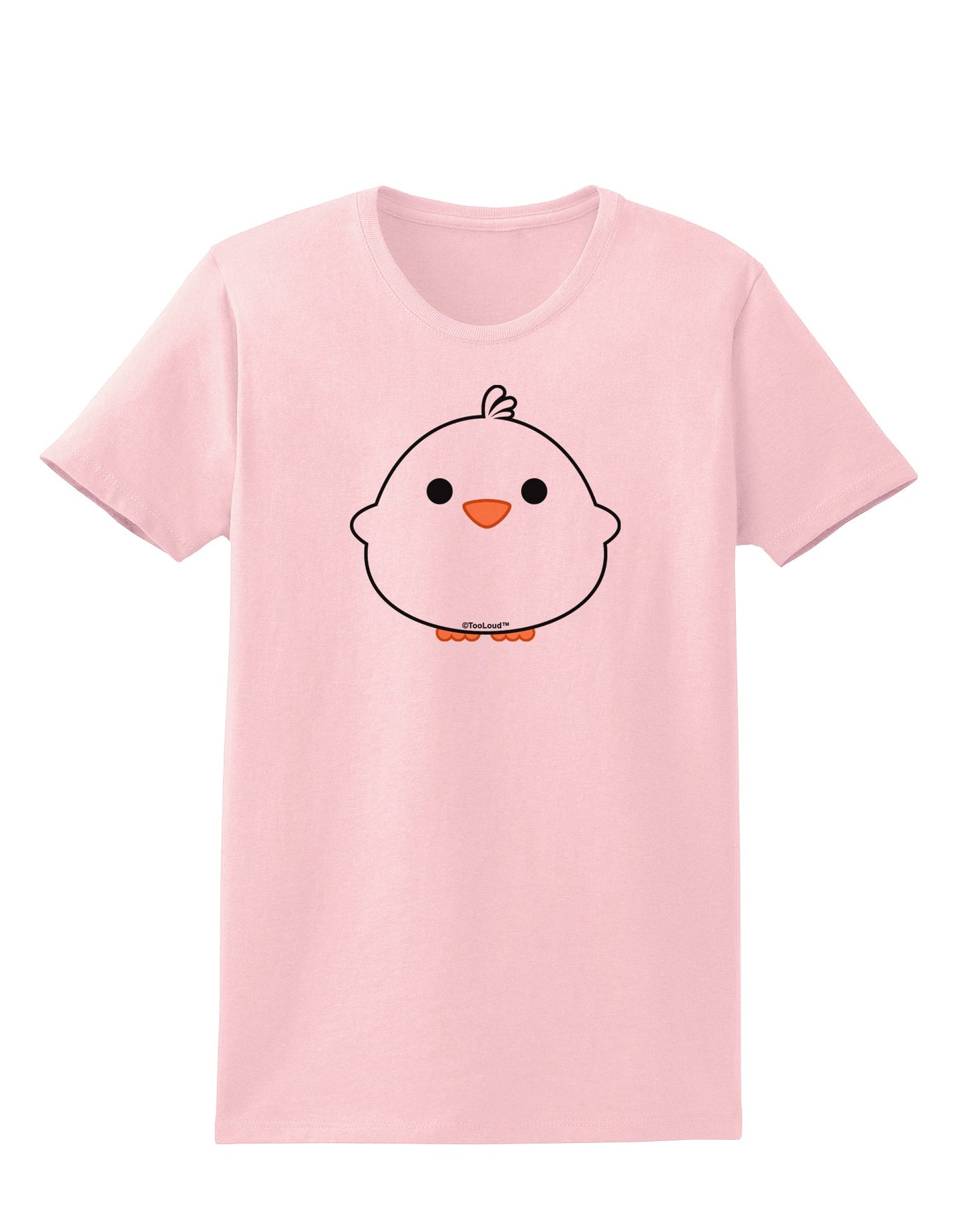 Cute Little Chick - White Womens T-Shirt by TooLoud-Womens T-Shirt-TooLoud-PalePink-X-Small-Davson Sales