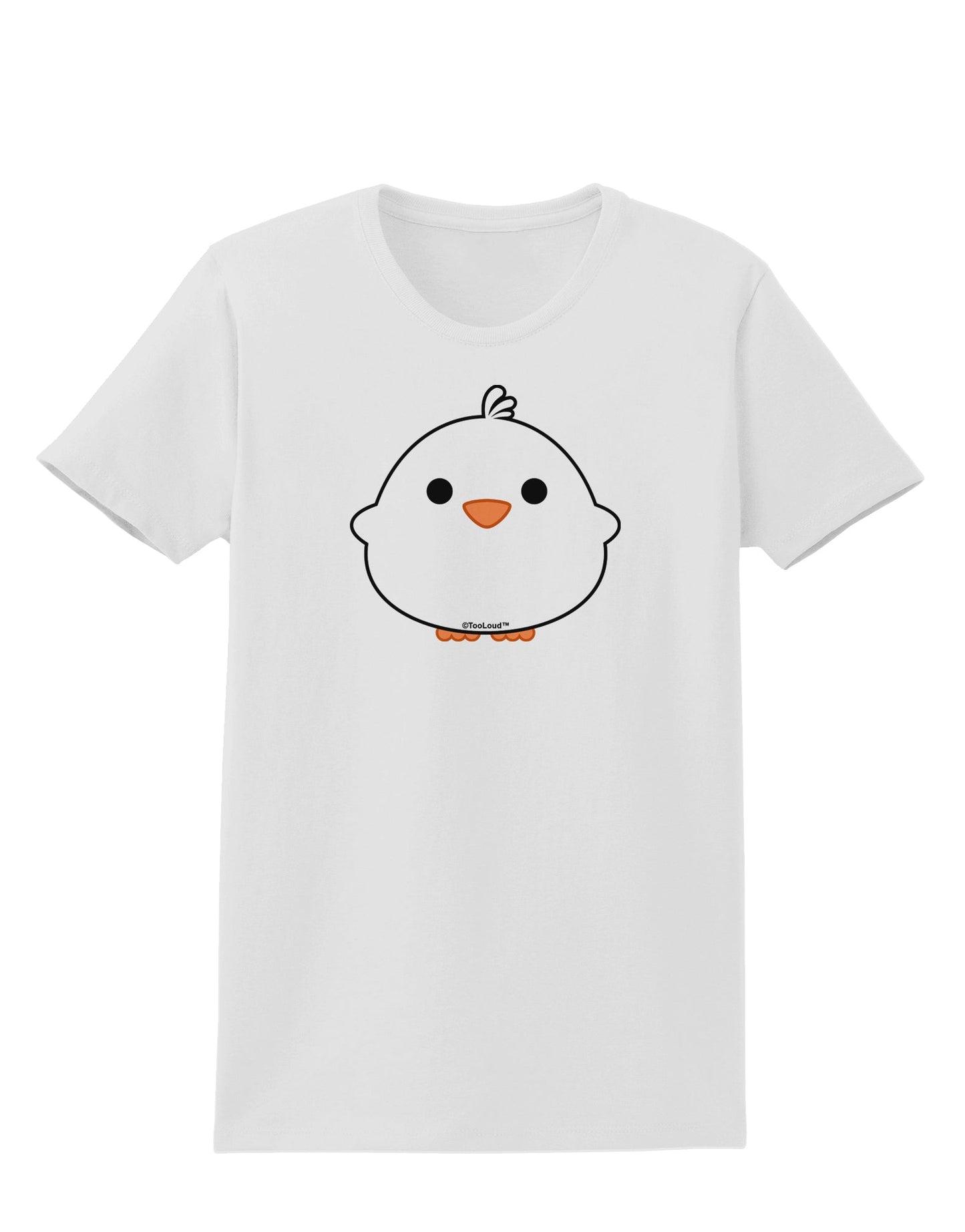Cute Little Chick - White Womens T-Shirt by TooLoud-Womens T-Shirt-TooLoud-White-X-Small-Davson Sales