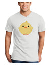 Cute Little Chick - Yellow Adult V-Neck T-shirt by TooLoud-Mens V-Neck T-Shirt-TooLoud-White-Small-Davson Sales