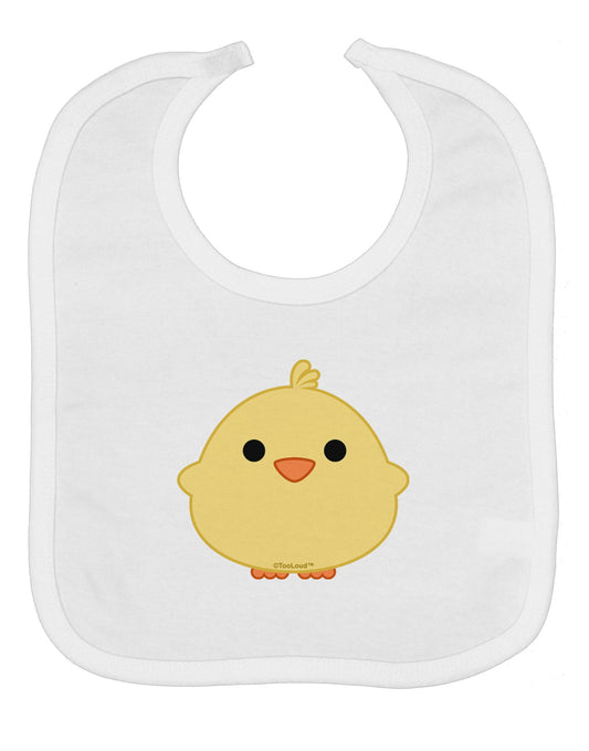Cute Little Chick - Yellow Baby Bib by TooLoud