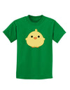 Cute Little Chick - Yellow Childrens Dark T-Shirt by TooLoud-Childrens T-Shirt-TooLoud-Kelly-Green-X-Small-Davson Sales