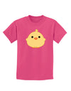 Cute Little Chick - Yellow Childrens Dark T-Shirt by TooLoud-Childrens T-Shirt-TooLoud-Sangria-X-Small-Davson Sales