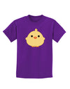 Cute Little Chick - Yellow Childrens Dark T-Shirt by TooLoud-Childrens T-Shirt-TooLoud-Purple-X-Small-Davson Sales