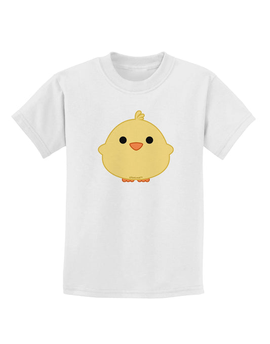 Cute Little Chick - Yellow Childrens T-Shirt by TooLoud-Childrens T-Shirt-TooLoud-White-X-Small-Davson Sales