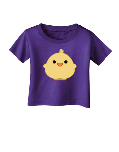 Cute Little Chick - Yellow Infant T-Shirt Dark by TooLoud-Infant T-Shirt-TooLoud-Purple-06-Months-Davson Sales