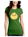 Cute Little Chick - Yellow Juniors Crew Dark T-Shirt by TooLoud-T-Shirts Juniors Tops-TooLoud-Kiwi-Green-Juniors Fitted X-Small-Davson Sales