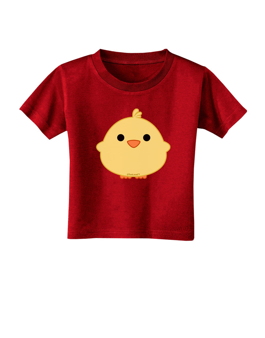 Cute Little Chick - Yellow Toddler T-Shirt Dark by TooLoud-Toddler T-Shirt-TooLoud-Black-2T-Davson Sales