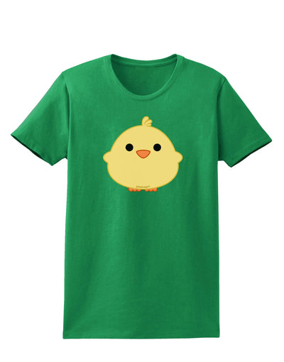 Cute Little Chick - Yellow Womens Dark T-Shirt by TooLoud-Womens T-Shirt-TooLoud-Kelly-Green-X-Small-Davson Sales