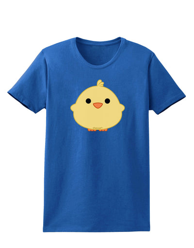 Cute Little Chick - Yellow Womens Dark T-Shirt by TooLoud-Womens T-Shirt-TooLoud-Royal-Blue-X-Small-Davson Sales