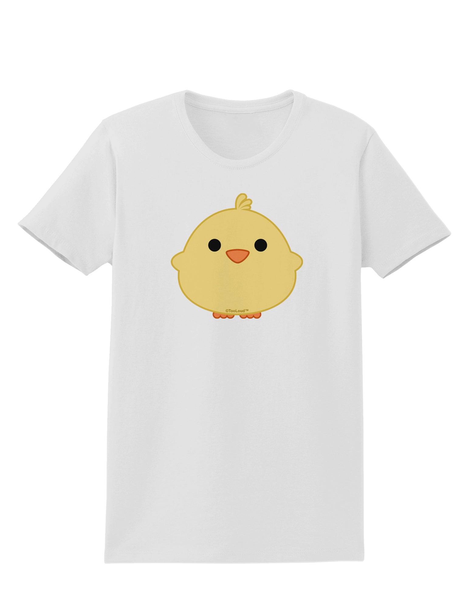 Cute Little Chick - Yellow Womens T-Shirt by TooLoud-Womens T-Shirt-TooLoud-White-X-Small-Davson Sales