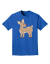 Cute Little Rudolph the Reindeer - Christmas Adult Dark T-Shirt by TooLoud-Mens T-Shirt-TooLoud-Royal-Blue-Small-Davson Sales