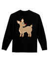 Cute Little Rudolph the Reindeer - Christmas Adult Long Sleeve Dark T-Shirt by TooLoud-TooLoud-Black-Small-Davson Sales
