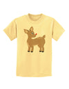 Cute Little Rudolph the Reindeer - Christmas Childrens T-Shirt by TooLoud-Childrens T-Shirt-TooLoud-Daffodil-Yellow-X-Small-Davson Sales