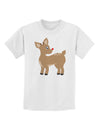 Cute Little Rudolph the Reindeer - Christmas Childrens T-Shirt by TooLoud-Childrens T-Shirt-TooLoud-White-X-Small-Davson Sales