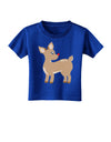 Cute Little Rudolph the Reindeer - Christmas Toddler T-Shirt Dark by TooLoud-Toddler T-Shirt-TooLoud-Red-2T-Davson Sales