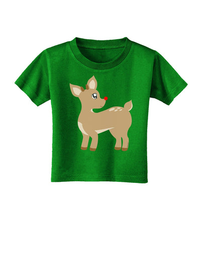 Cute Little Rudolph the Reindeer - Christmas Toddler T-Shirt Dark by TooLoud-Toddler T-Shirt-TooLoud-Royal-Blue-2T-Davson Sales