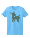 Cute Little Rudolph the Reindeer - Christmas Womens T-Shirt by TooLoud-Womens T-Shirt-TooLoud-Aquatic-Blue-X-Small-Davson Sales