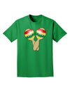 Cute Maracas Design Adult Dark T-Shirt by TooLoud-Mens T-Shirt-TooLoud-Kelly-Green-Small-Davson Sales