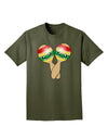 Cute Maracas Design Adult Dark T-Shirt by TooLoud-Mens T-Shirt-TooLoud-Military-Green-Small-Davson Sales