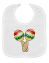 Cute Maracas Design Baby Bib by TooLoud