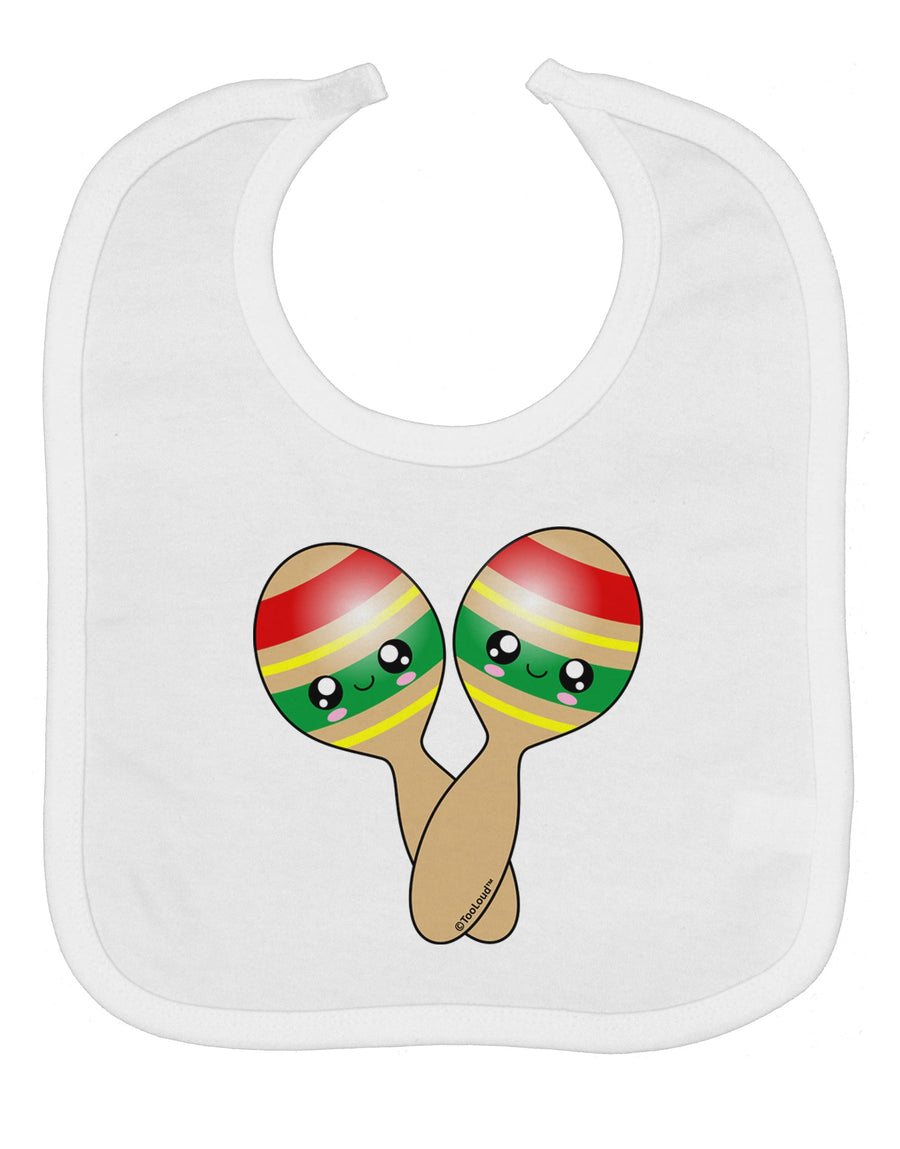 Cute Maracas Design Baby Bib by TooLoud