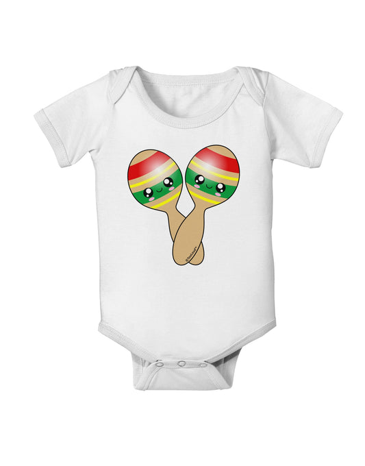 Cute Maracas Design Baby Romper Bodysuit by TooLoud-Baby Romper-TooLoud-White-06-Months-Davson Sales