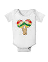 Cute Maracas Design Baby Romper Bodysuit by TooLoud-Baby Romper-TooLoud-White-06-Months-Davson Sales