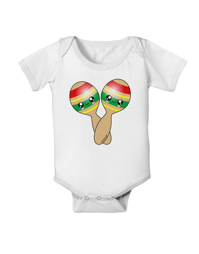 Cute Maracas Design Baby Romper Bodysuit by TooLoud-Baby Romper-TooLoud-White-06-Months-Davson Sales