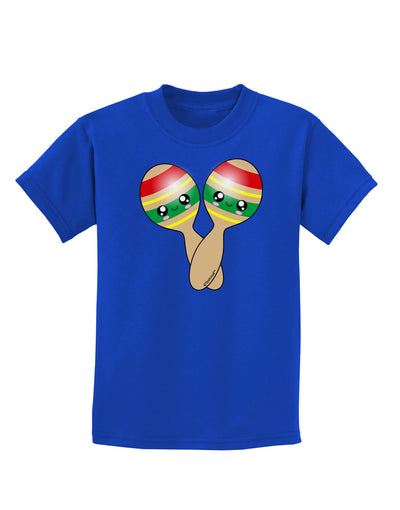 Cute Maracas Design Childrens Dark T-Shirt by TooLoud-Childrens T-Shirt-TooLoud-Royal-Blue-X-Small-Davson Sales