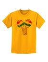 Cute Maracas Design Childrens T-Shirt by TooLoud-Childrens T-Shirt-TooLoud-Gold-X-Small-Davson Sales