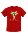 Cute Maracas Design - Cinco de Mayo Childrens Dark T-Shirt by TooLoud-Childrens T-Shirt-TooLoud-Red-X-Small-Davson Sales