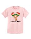 Cute Maracas Design - Cinco de Mayo Childrens T-Shirt by TooLoud-Childrens T-Shirt-TooLoud-PalePink-X-Small-Davson Sales