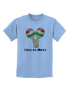 Cute Maracas Design - Cinco de Mayo Childrens T-Shirt by TooLoud-Childrens T-Shirt-TooLoud-Light-Blue-X-Small-Davson Sales