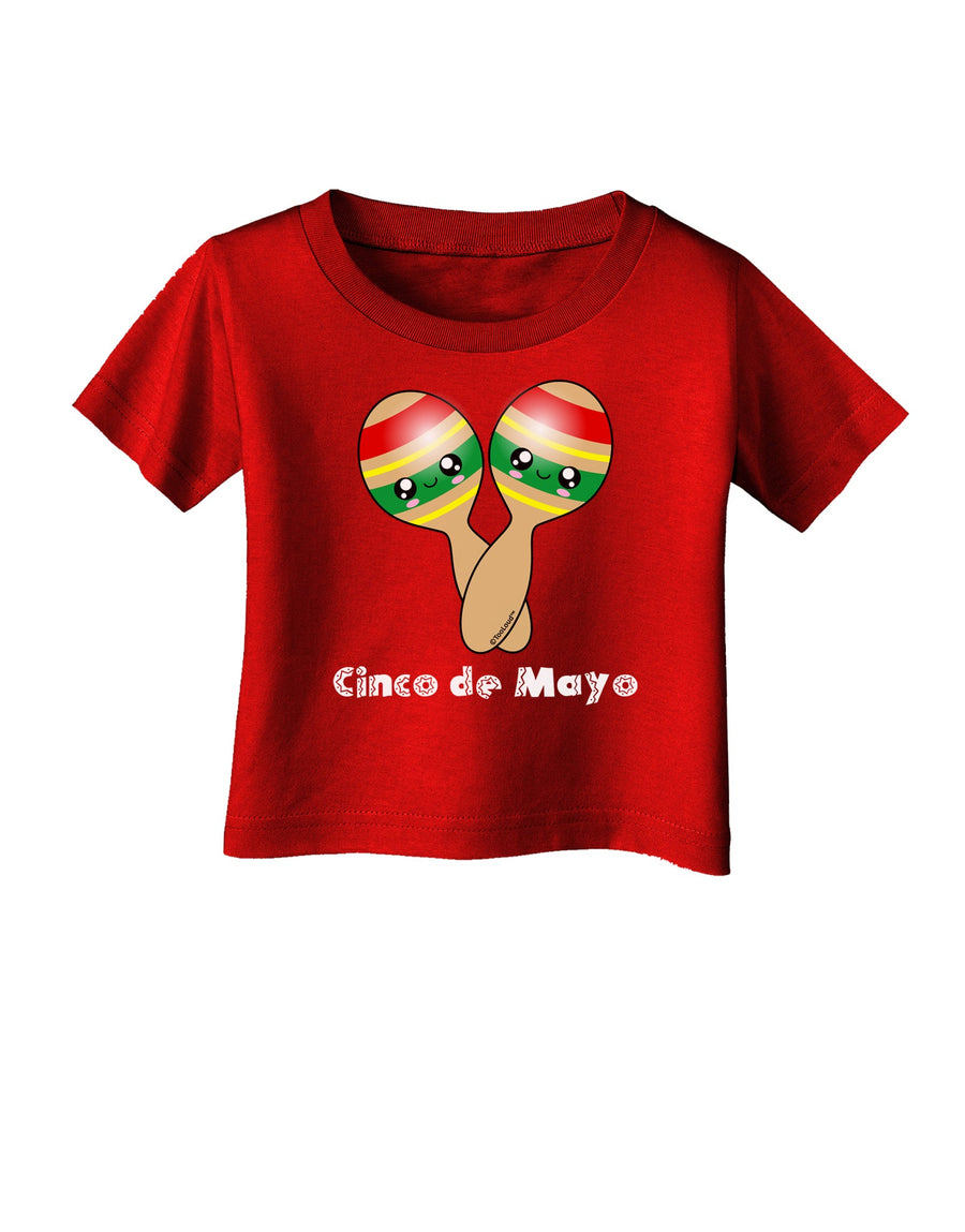 Cute Maracas Design - Cinco de Mayo Infant T-Shirt Dark by TooLoud-Infant T-Shirt-TooLoud-Black-06-Months-Davson Sales