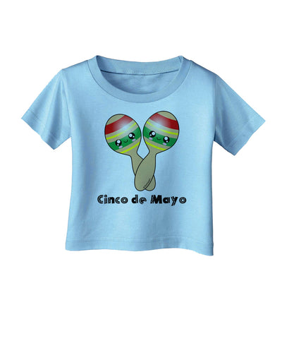 Cute Maracas Design - Cinco de Mayo Infant T-Shirt by TooLoud-Infant T-Shirt-TooLoud-Aquatic-Blue-06-Months-Davson Sales