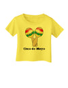 Cute Maracas Design - Cinco de Mayo Infant T-Shirt by TooLoud-Infant T-Shirt-TooLoud-Yellow-06-Months-Davson Sales