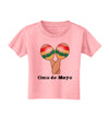 Cute Maracas Design - Cinco de Mayo Toddler T-Shirt by TooLoud-Toddler T-Shirt-TooLoud-Candy-Pink-2T-Davson Sales