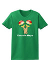 Cute Maracas Design - Cinco de Mayo Womens Dark T-Shirt by TooLoud-Womens T-Shirt-TooLoud-Kelly-Green-X-Small-Davson Sales