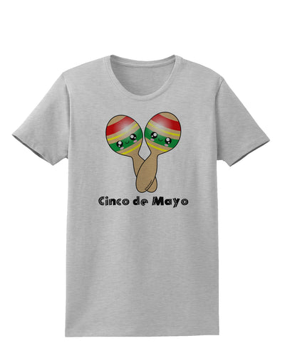 Cute Maracas Design - Cinco de Mayo Womens T-Shirt by TooLoud-Womens T-Shirt-TooLoud-AshGray-X-Small-Davson Sales