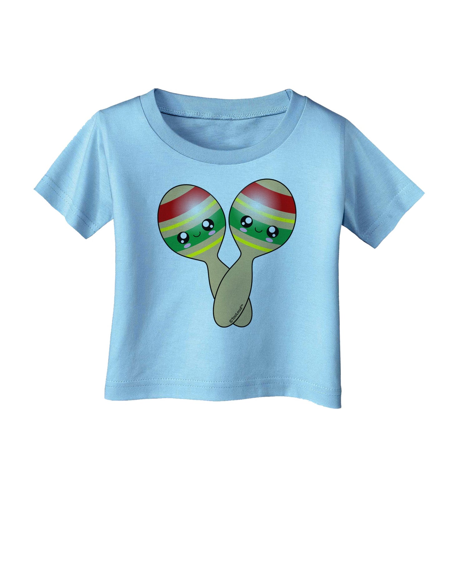 Cute Maracas Design Infant T-Shirt by TooLoud-Infant T-Shirt-TooLoud-Aquatic-Blue-06-Months-Davson Sales