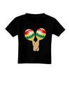 Cute Maracas Design Toddler T-Shirt Dark by TooLoud-Toddler T-Shirt-TooLoud-Black-2T-Davson Sales