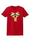 Cute Maracas Design Womens Dark T-Shirt by TooLoud-Womens T-Shirt-TooLoud-Red-X-Small-Davson Sales