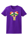 Cute Maracas Design Womens Dark T-Shirt by TooLoud-Womens T-Shirt-TooLoud-Purple-X-Small-Davson Sales