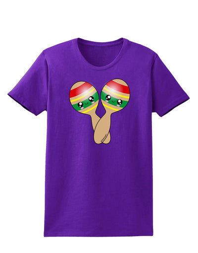 Cute Maracas Design Womens Dark T-Shirt by TooLoud-Womens T-Shirt-TooLoud-Purple-X-Small-Davson Sales