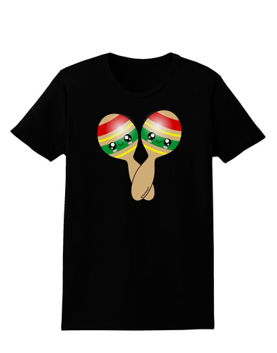 Cute Maracas Design Womens Dark T-Shirt by TooLoud-Womens T-Shirt-TooLoud-Black-X-Small-Davson Sales