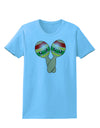 Cute Maracas Design Womens T-Shirt by TooLoud-Womens T-Shirt-TooLoud-Aquatic-Blue-X-Small-Davson Sales